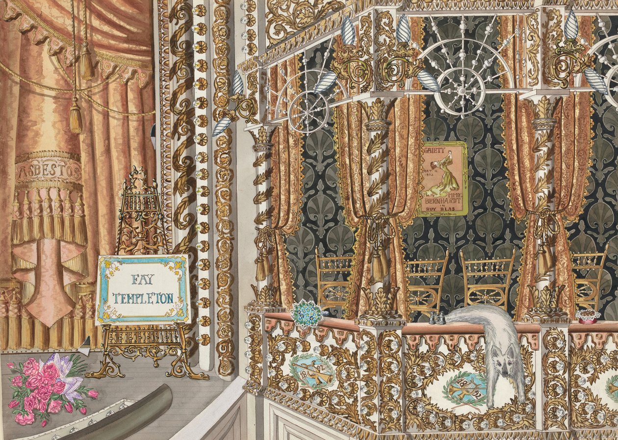 Theatre Box, 1892, c. 1947. alkotó: Perkins Harnly