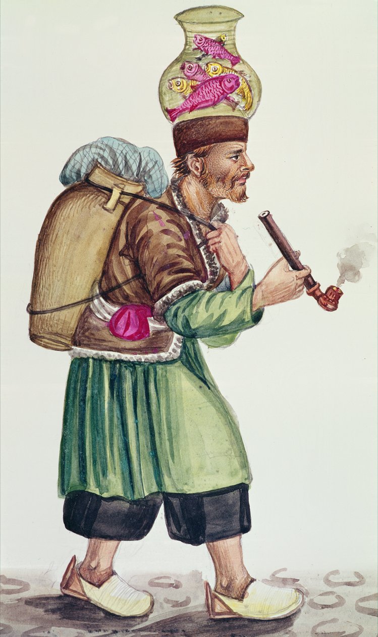 A halkereskedő (wc papíron) alkotó: Persian School