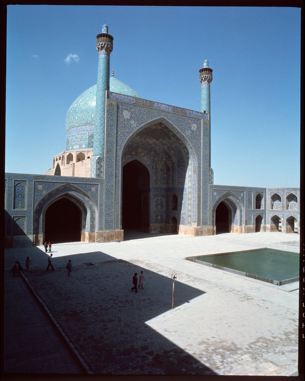 Kilátás a királyi mecsetre alkotó: Persian School
