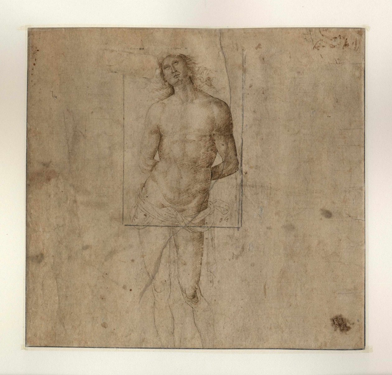 Szent Sebestyén, c. 1500. alkotó: Perugino