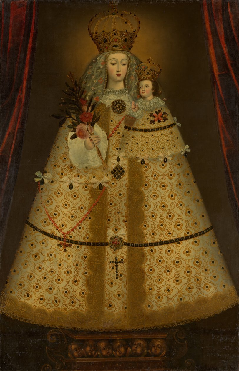 Guápulo Boldogasszony, 18. század. alkotó: Peruvian