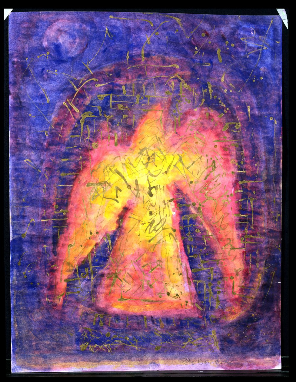 Golden Bird Rising, 1992 (vegyes technika papíron) alkotó: Peter Davidson