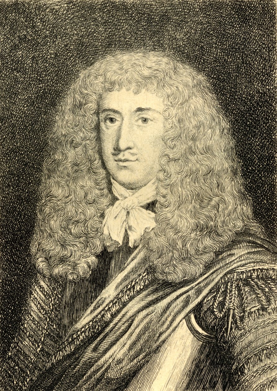 Charles Cotton (1630-87) illusztrációja a „The Compleat Angler”-ből, Izaak Walton és Charles Cotton, 1925 alkotó: Peter Lely