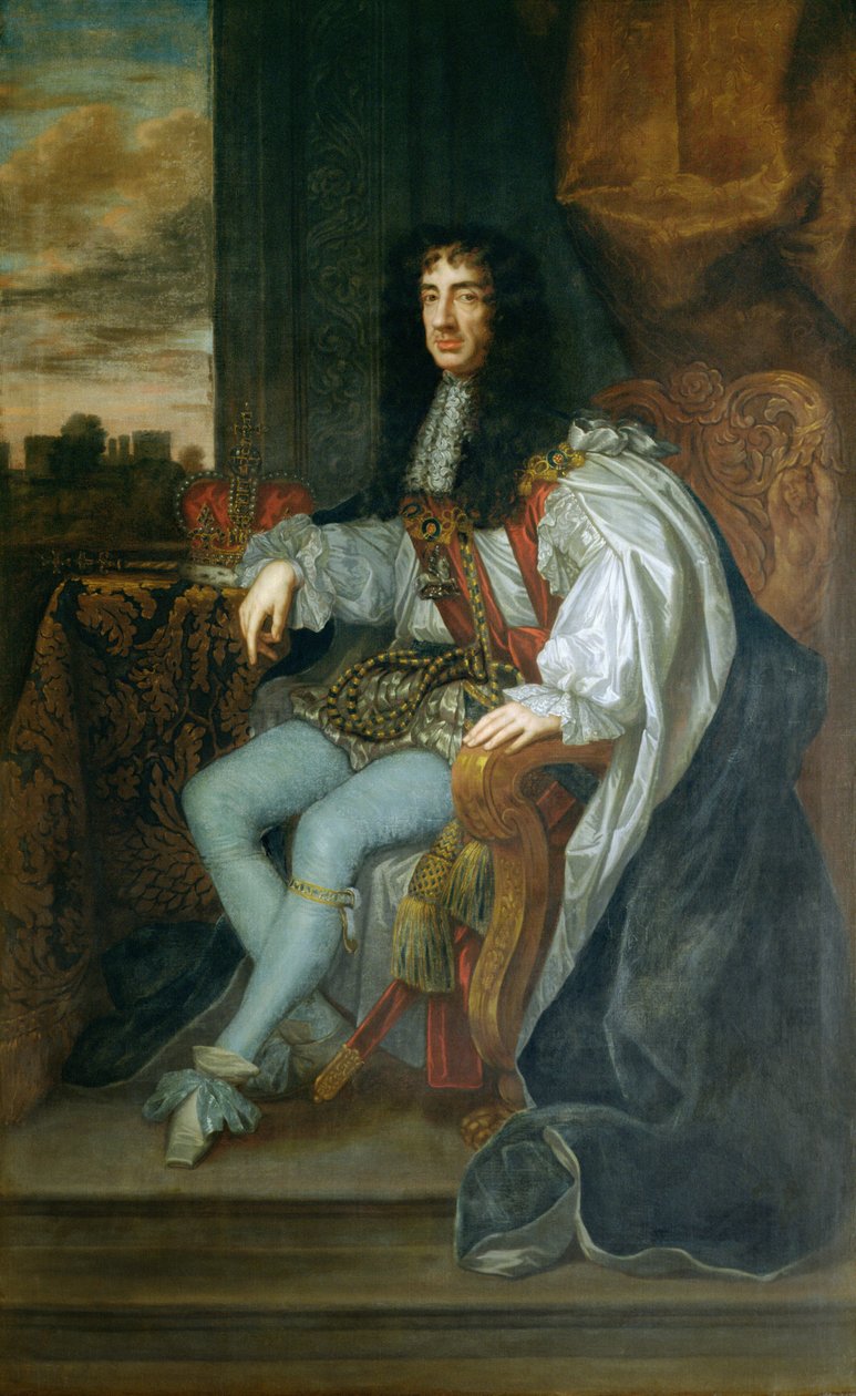 Károly király (1630-85) portréja alkotó: Peter Lely