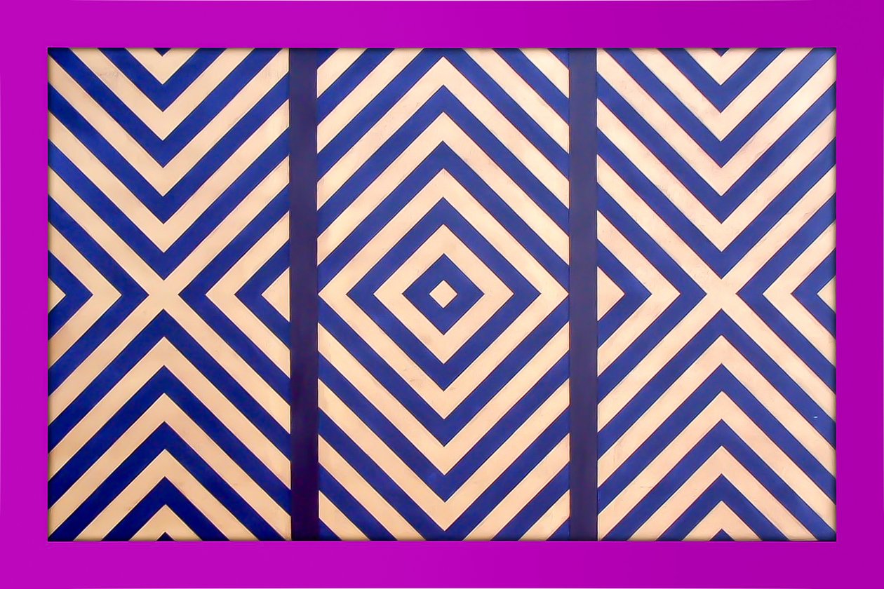 DIAGONÁLIS TRIPTYCH FEJLESZTETT 2018 alkotó: Peter McClure