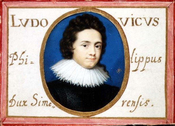 Ludwig Philip, Simmeren hercegének (1611-55) portréja alkotó: Peter Oliver