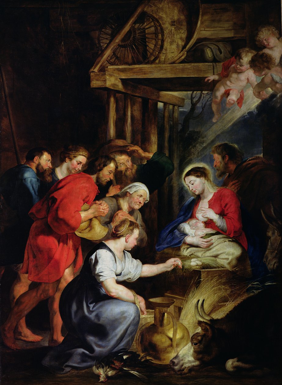 A Pásztorok imádata alkotó: Peter Paul Rubens