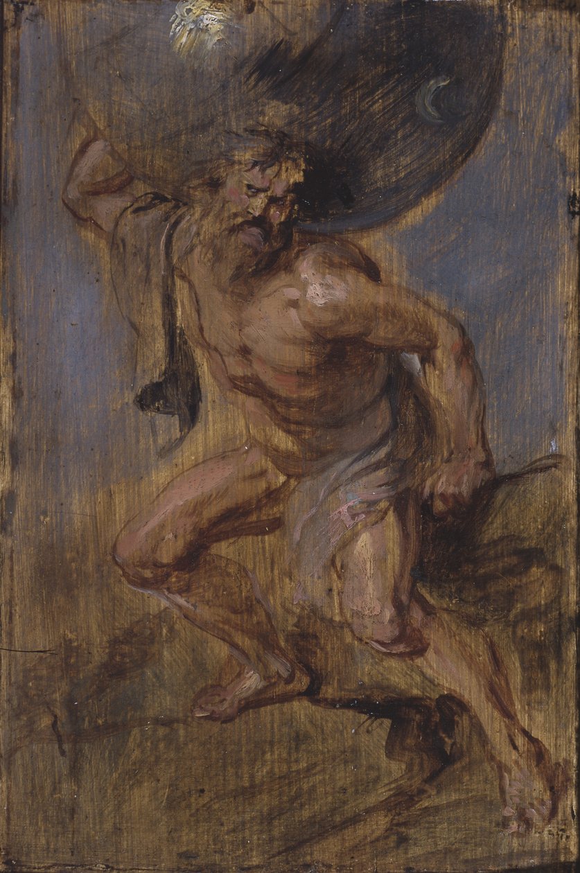 Az égieket támogató atlasz 1637 körül alkotó: Peter Paul Rubens