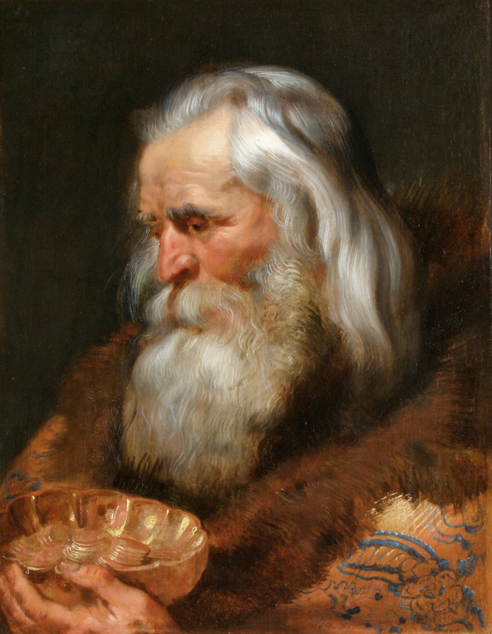 A bölcsek legidősebbjének feje alkotó: Peter Paul Rubens