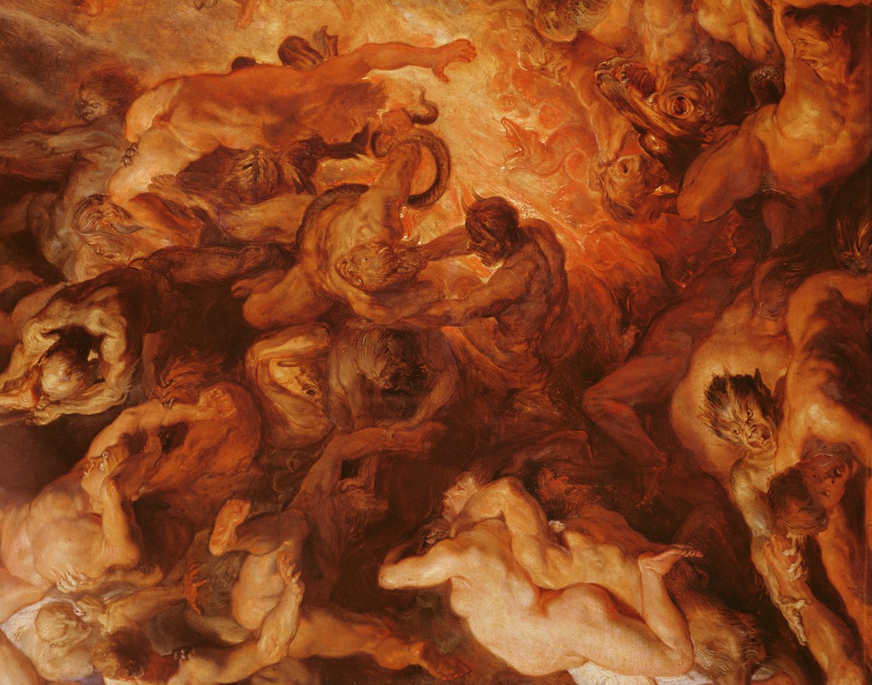 A „kis” utolsó ítélet részlete, 1620 körül (lásd: 206400) alkotó: Peter Paul Rubens
