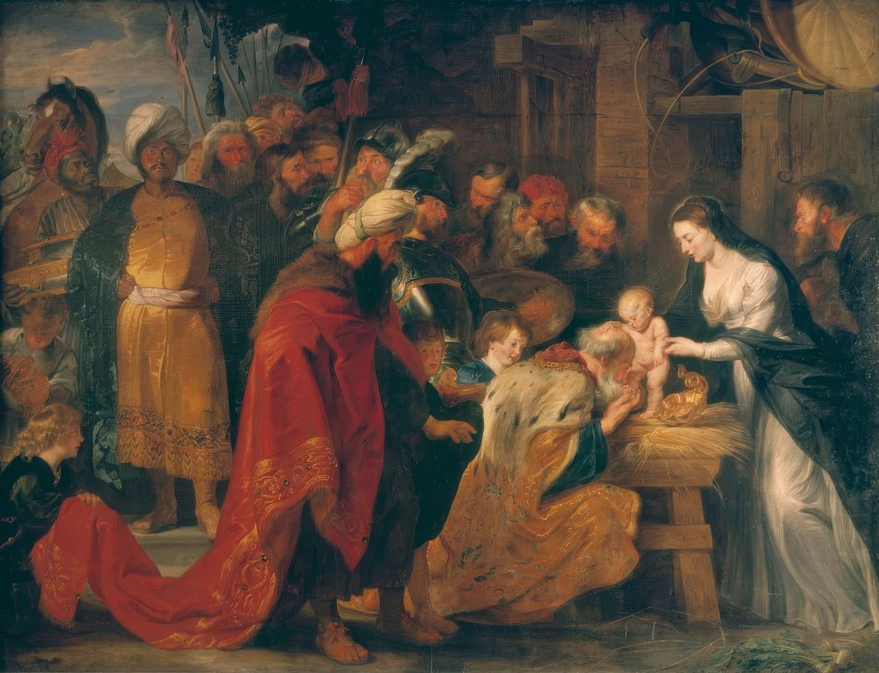 A mágusok imádása alkotó: Peter Paul Rubens