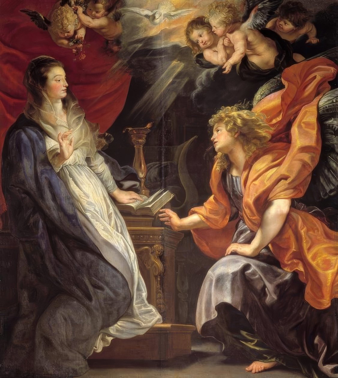 Az Angyali üdvözlet Máriának alkotó: Peter Paul Rubens