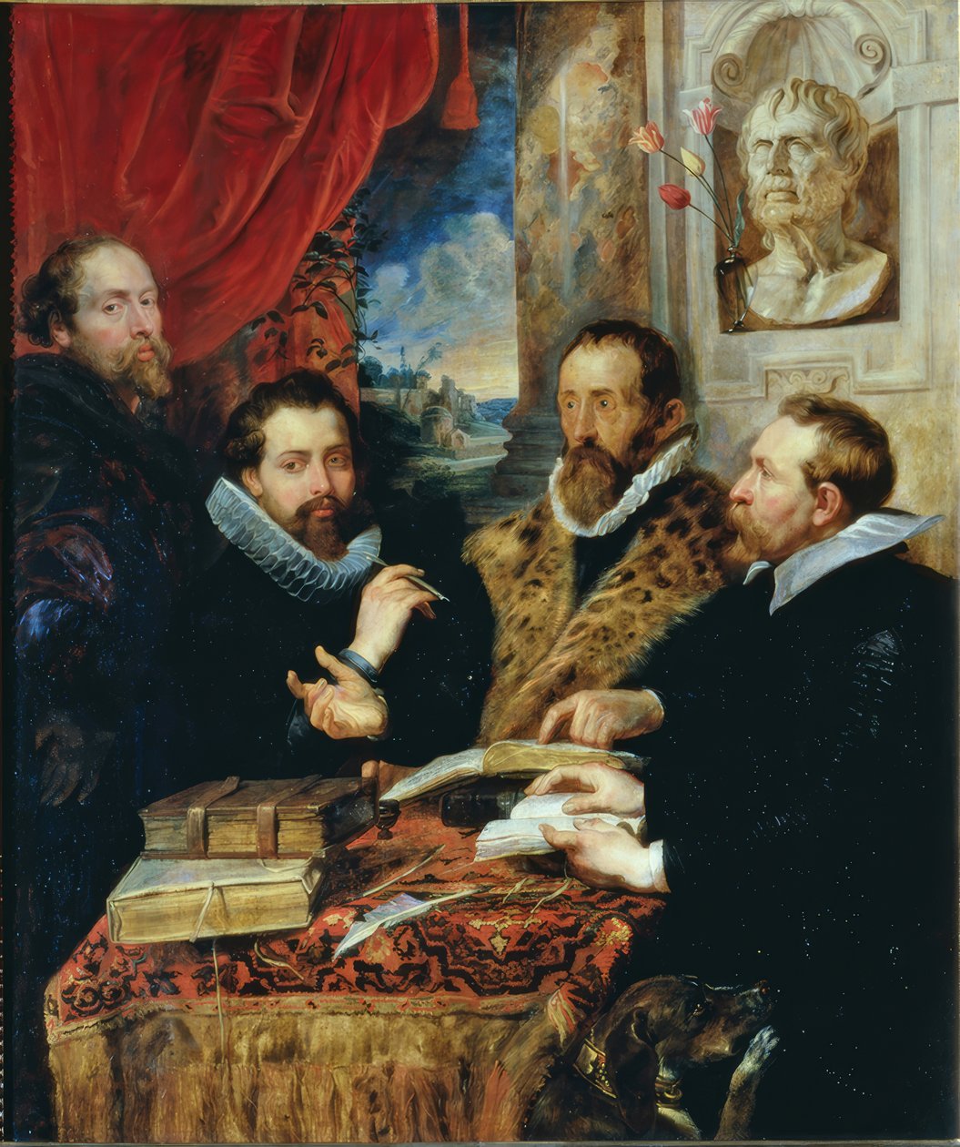 A négy filozófus alkotó: Peter Paul Rubens