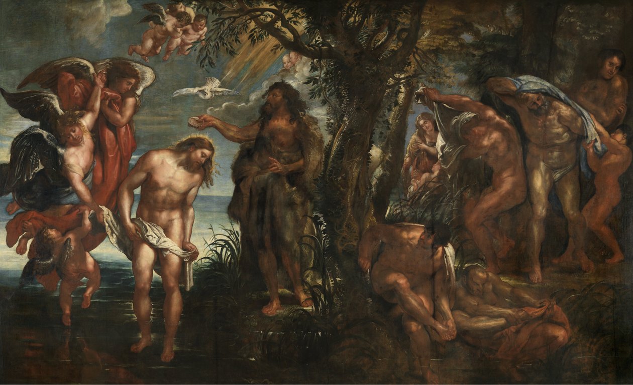 Krisztus keresztsége alkotó: Peter Paul Rubens