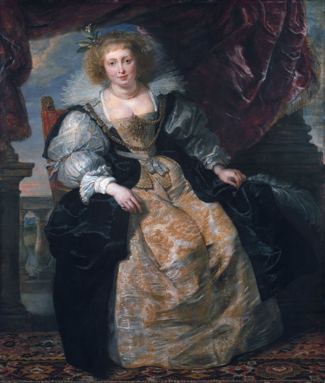 Helene Fourment menyasszonyi ruhájában alkotó: Peter Paul Rubens