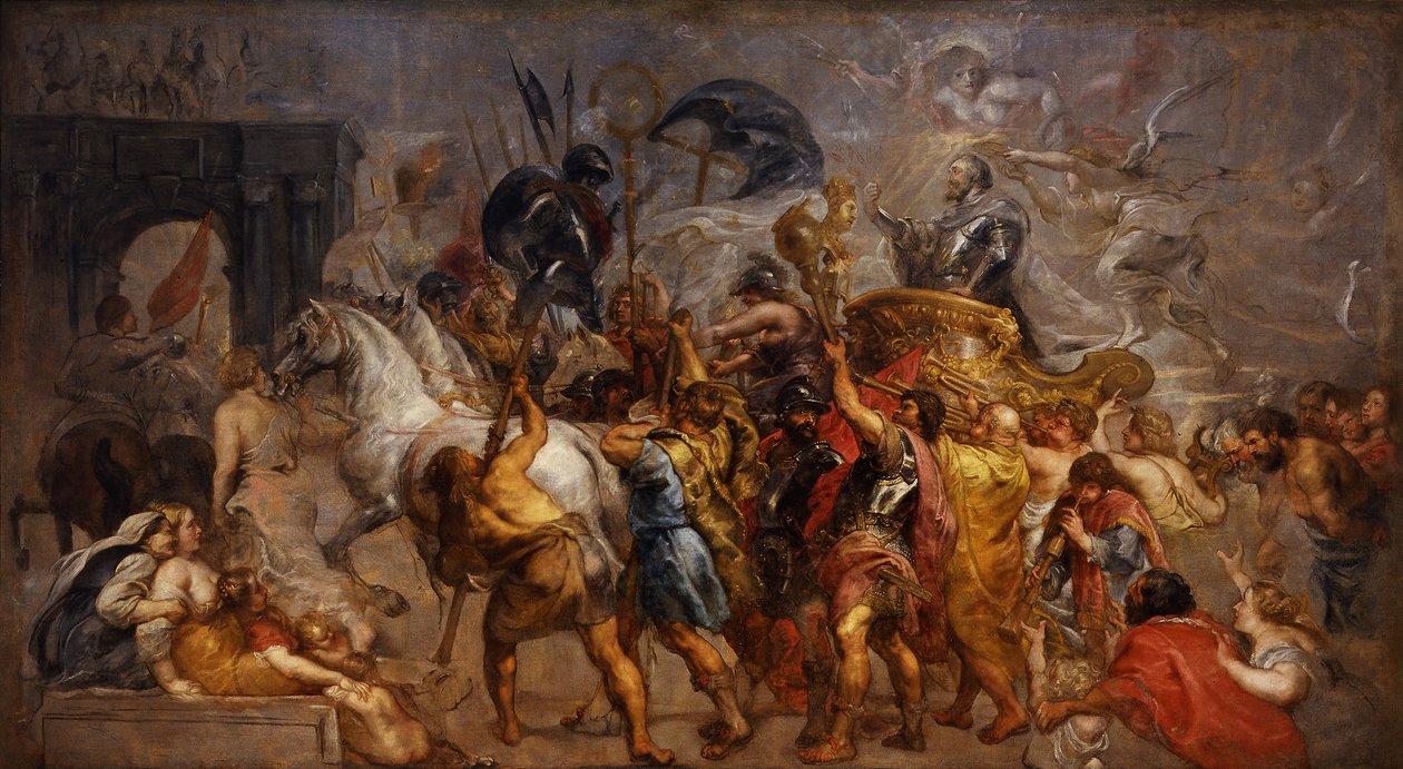 Henrik diadalmas belépése Párizsba alkotó: Peter Paul Rubens