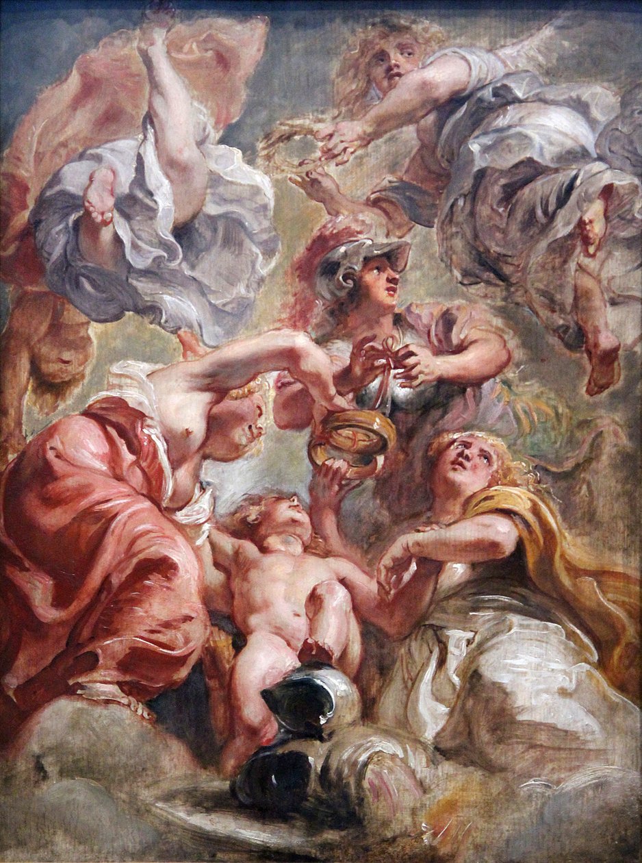 Anglia és Skócia Minervával és szerelemmel alkotó: Peter Paul Rubens