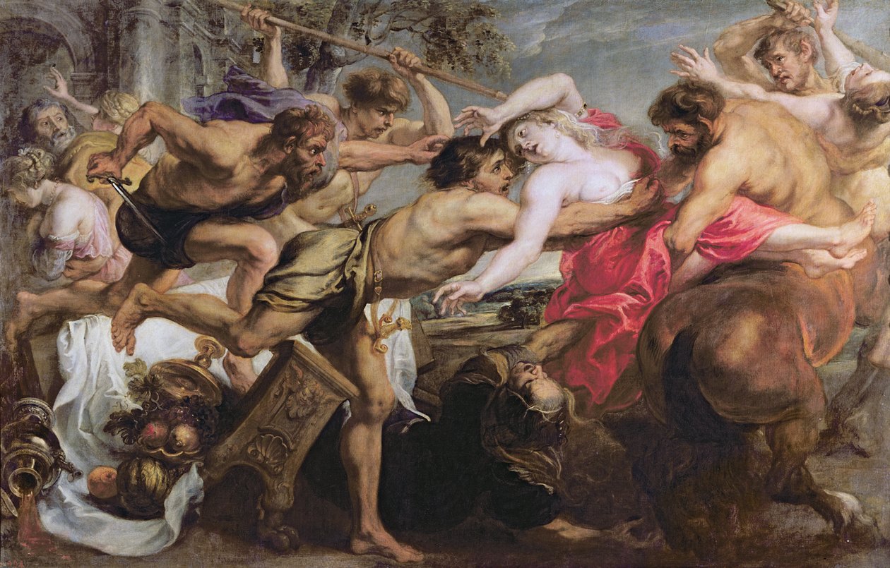 Lapitok és Kentaurok alkotó: Peter Paul Rubens