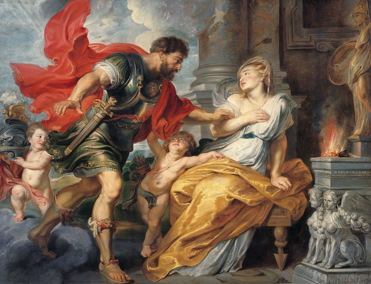 Mars és Rhea Silvia alkotó: Peter Paul Rubens