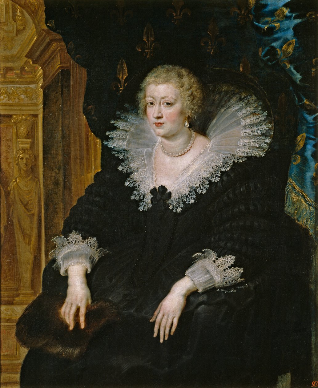 Ausztriai Anna portréja (1601-1666) alkotó: Peter Paul Rubens