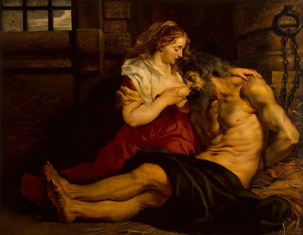 Római jótékonyság alkotó: Peter Paul Rubens