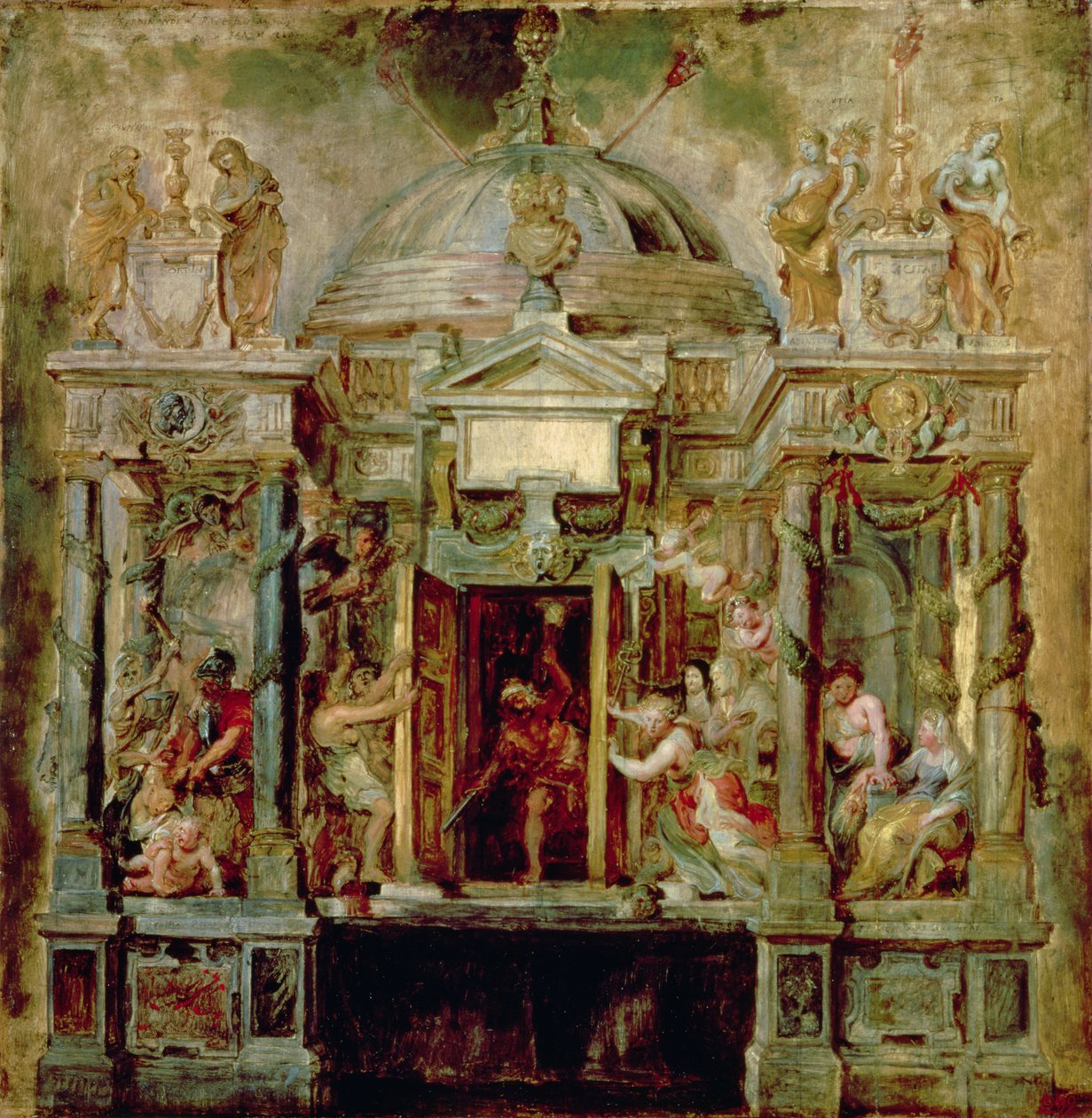 Janus-templom, 1630-as évek alkotó: Peter Paul Rubens