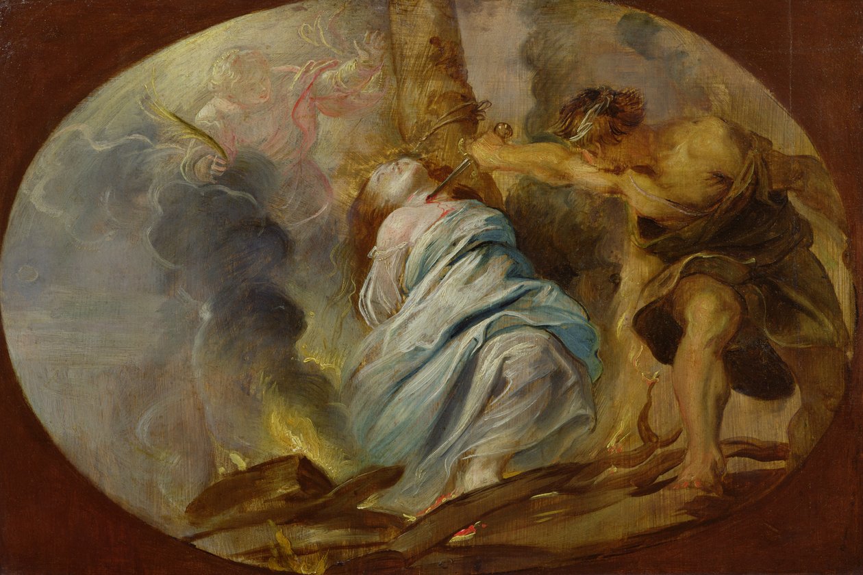 Szent Lucia vértanúsága, 1620 körül alkotó: Peter Paul Rubens