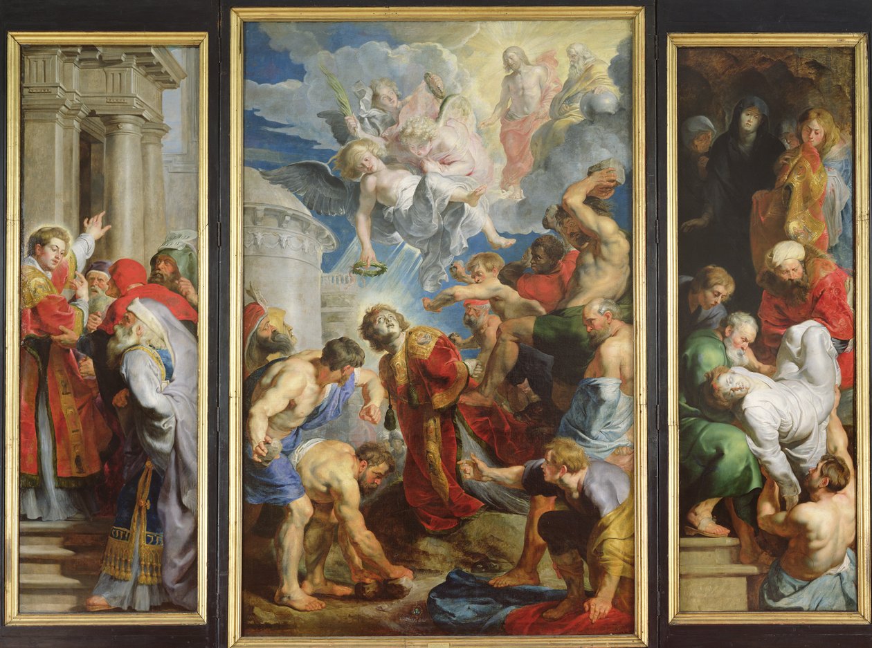 Szent István vértanúsága, 1617 körül alkotó: Peter Paul Rubens