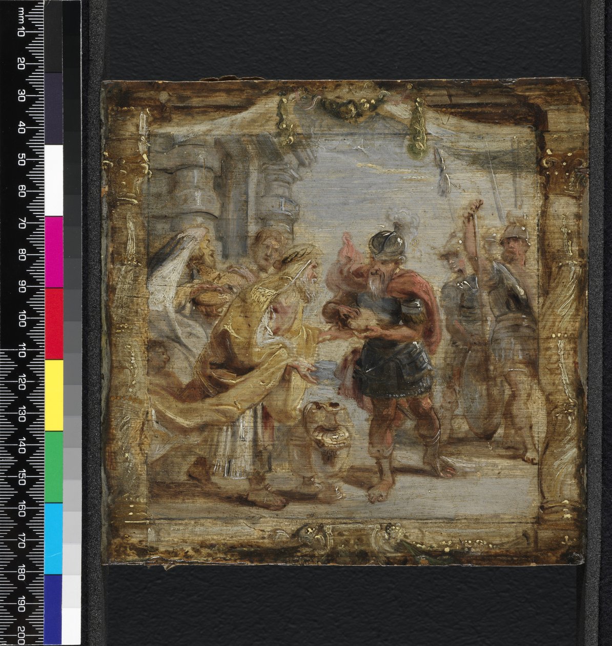 Ábrahám és Melkizedek találkozása, 1625-26 körül alkotó: Peter Paul Rubens