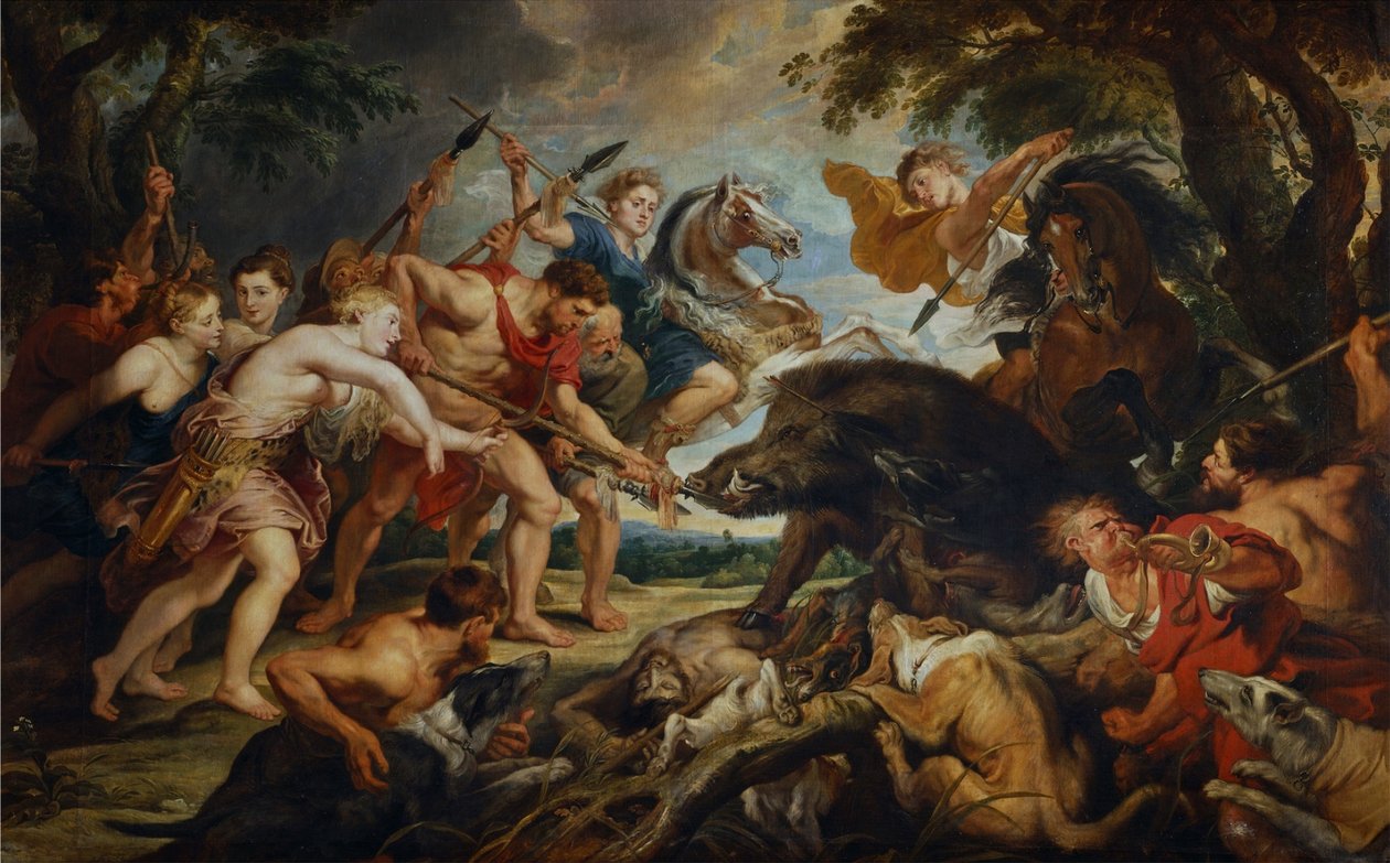 Meleagros és Atalante vadászata alkotó: Peter Paul Rubens