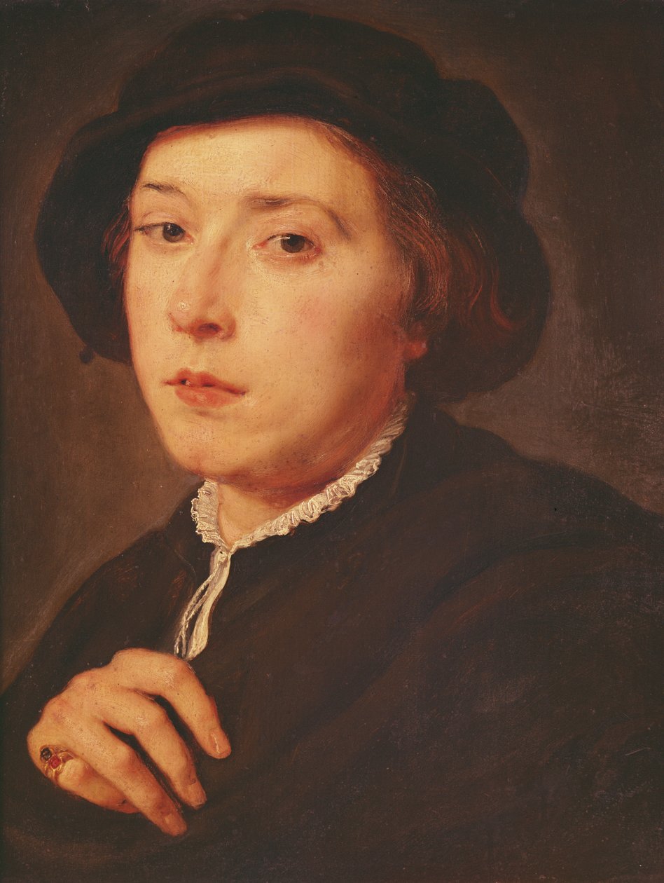 Fekete kalapos fiatalember, 1615-18 alkotó: Peter Paul Rubens