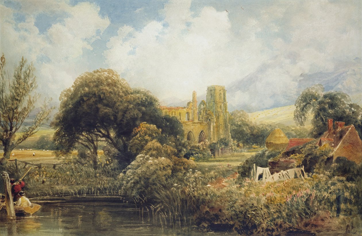Llandaff, 1829 alkotó: Peter de Wint
