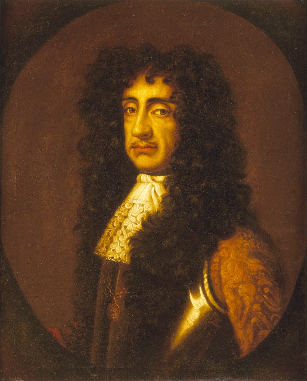 II. Károly (1630-1685), 1675 körül (olajfestmény) alkotó: Peter (after) Lely
