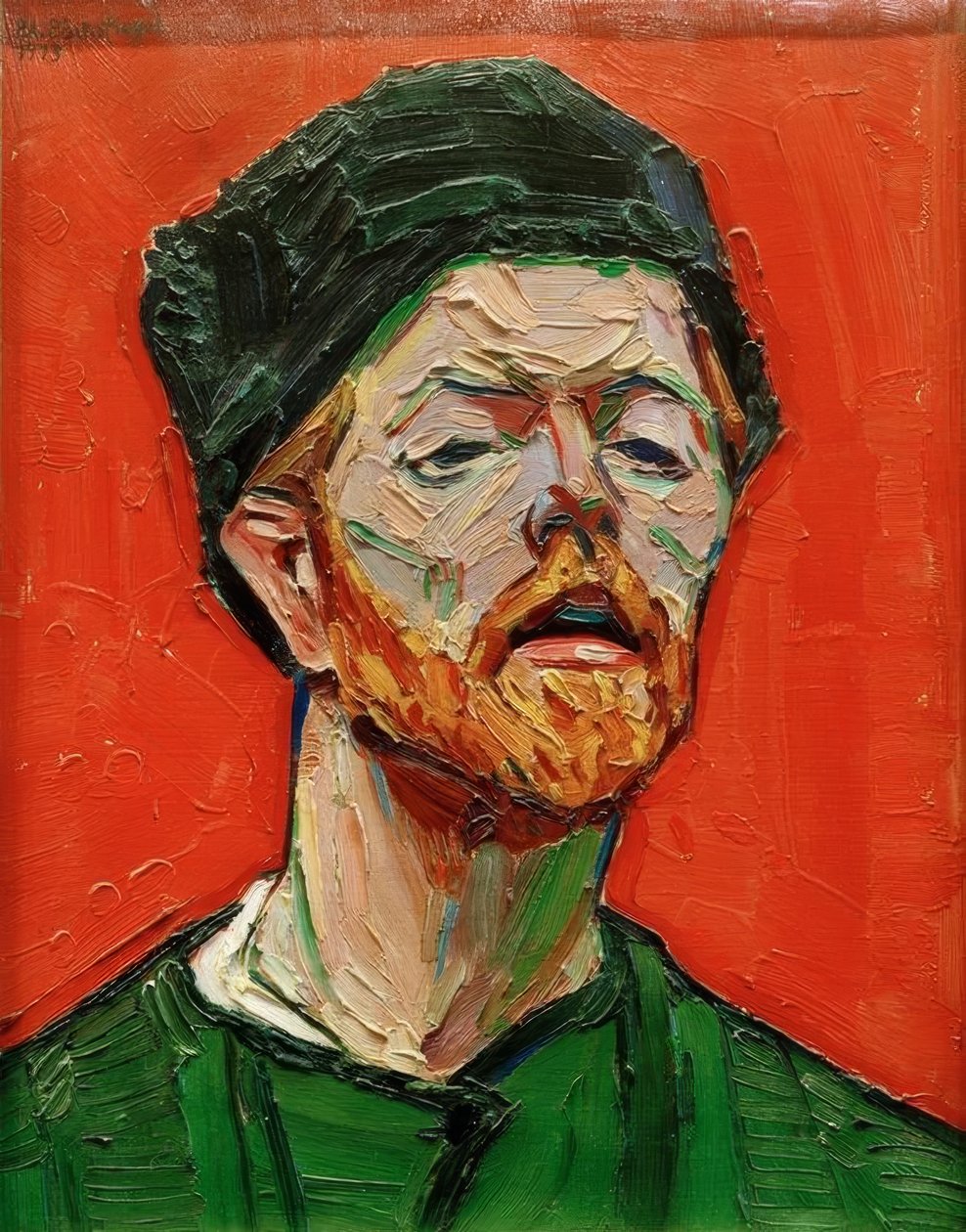 Önarckép alkotó: Peter August Böckstiegel