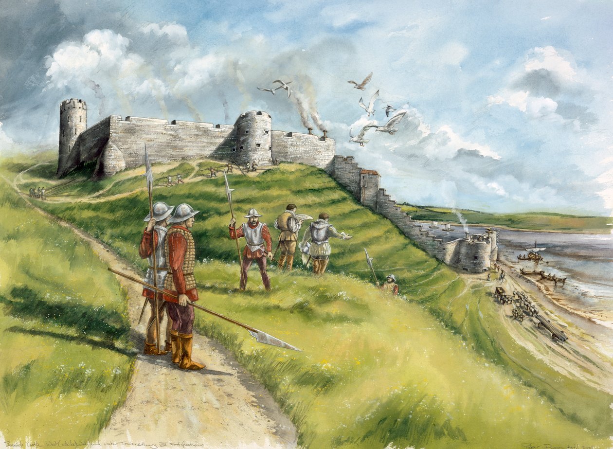 Berwick-kastély, 16. század, 1990-2010 alkotó: Peter Dunn