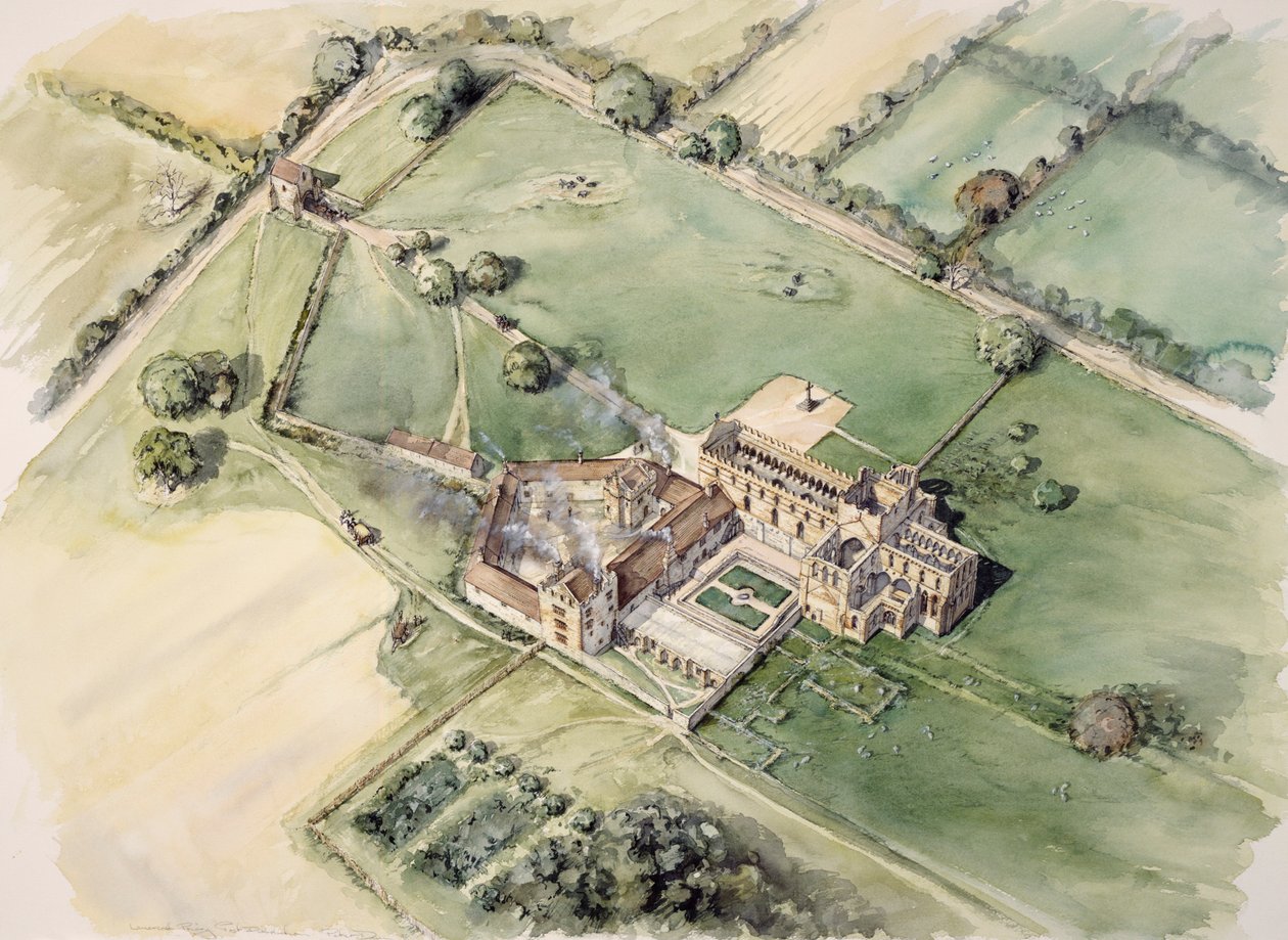 Lanercost Priory, Cumbria, c1996-c2006 alkotó: Peter Dunn