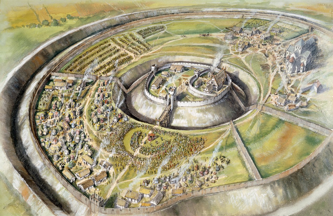 Old Sarum, 1086, 1990-2010 alkotó: Peter Dunn