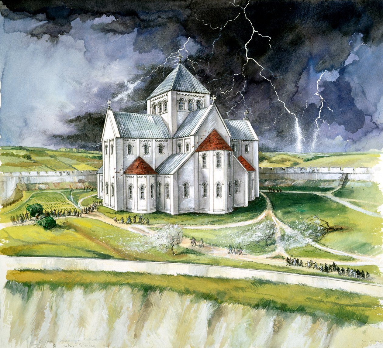 Old Sarum, 1092, 1990-2010 alkotó: Peter Dunn