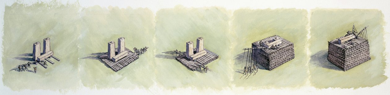 Átjáró emelése, Stonehenge, Prehistoric, 1990-2010 alkotó: Peter Dunn