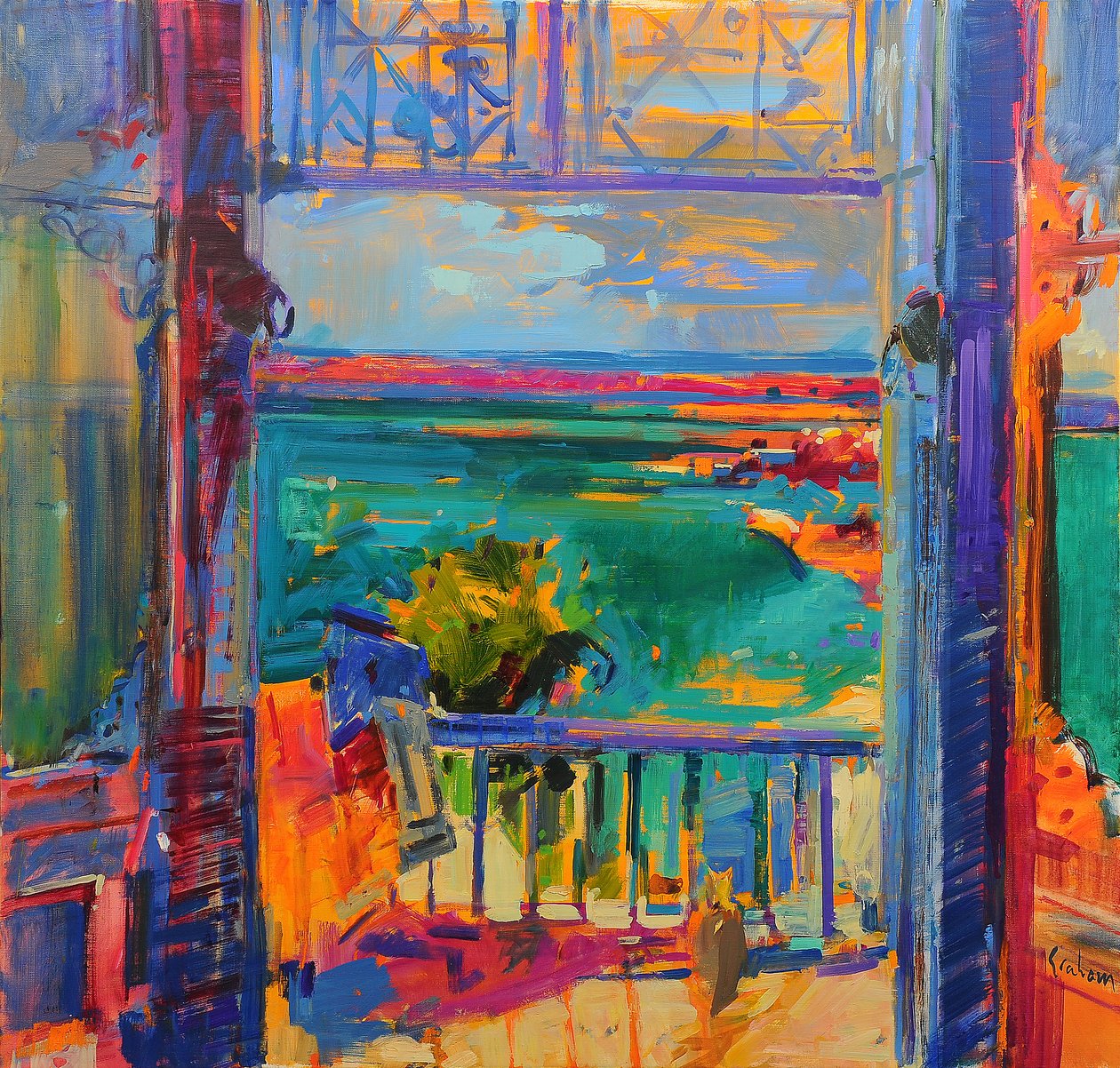 Paradicsom erkélye alkotó: Peter Graham (Contemporary)