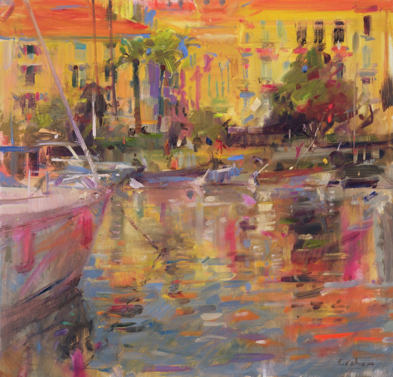 Riviera Moorings alkotó: Peter Graham (Contemporary)