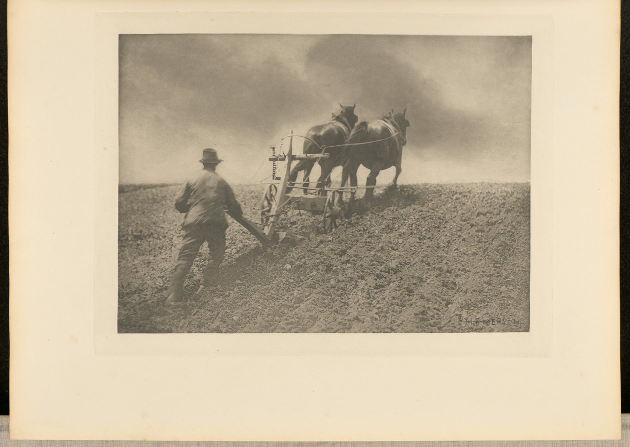 A Stiff Pull. [Suffolk.] alkotó: Peter Henry Emerson