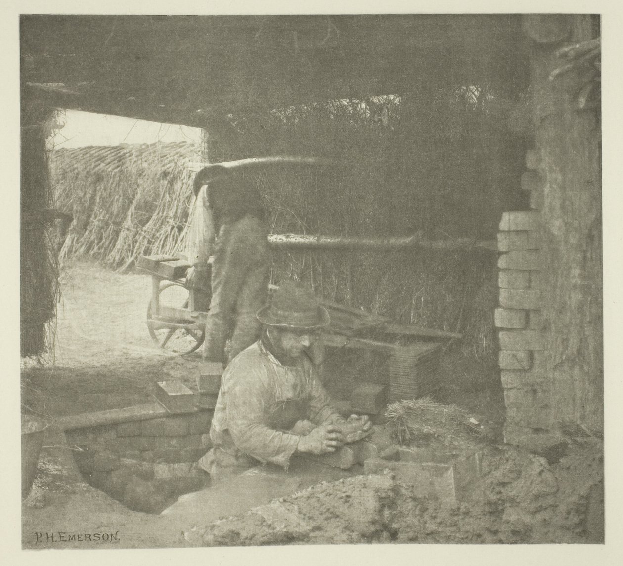 Téglagyártás (Norfolk) alkotó: Peter Henry Emerson