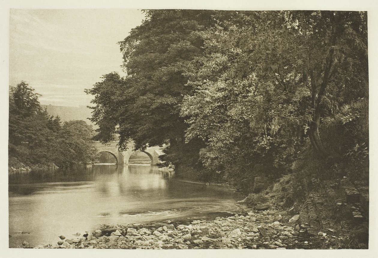 Rowsley Bridge, a Derwent folyó mentén alkotó: Peter Henry Emerson