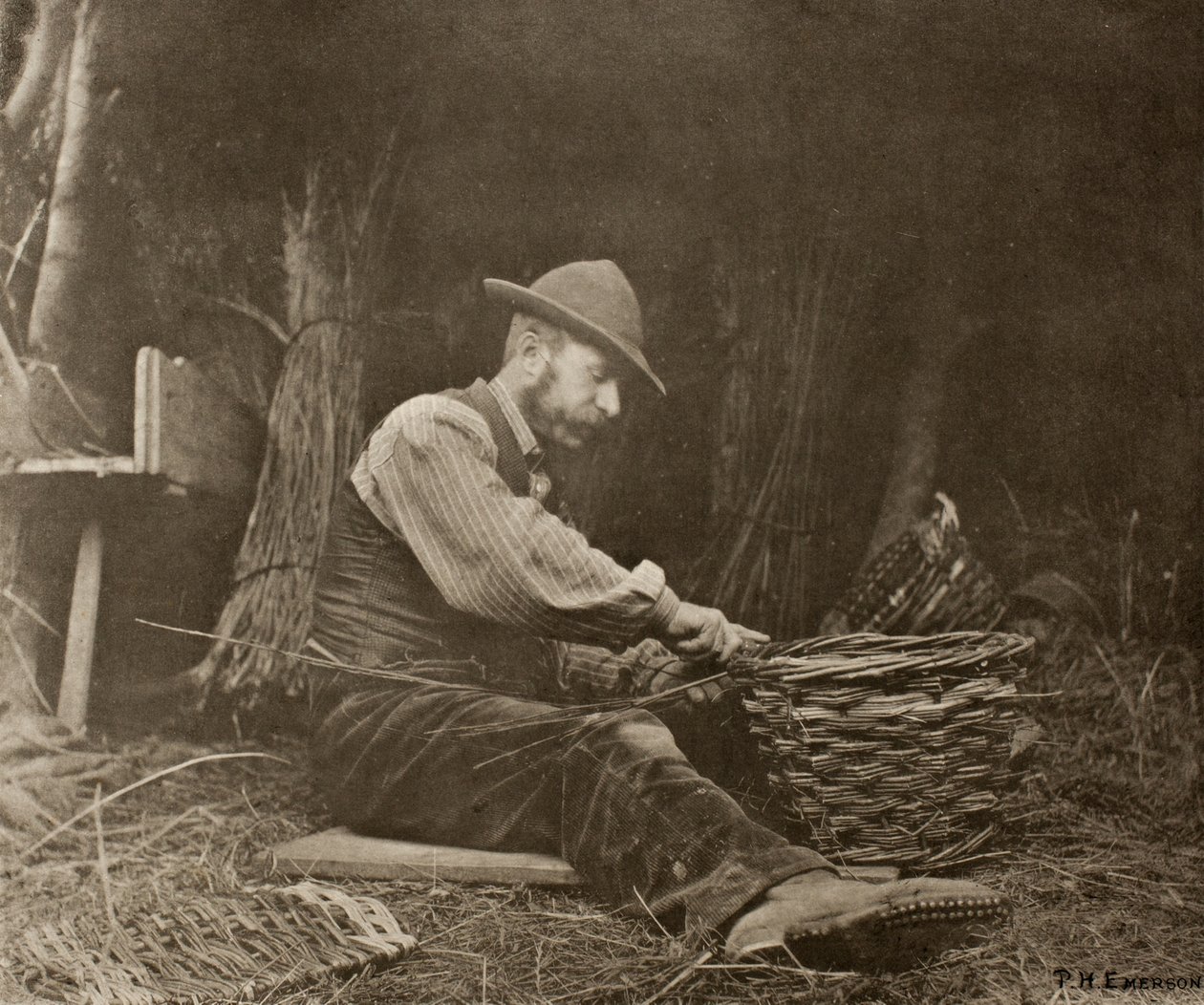 A kosárkészítő alkotó: Peter Henry Emerson