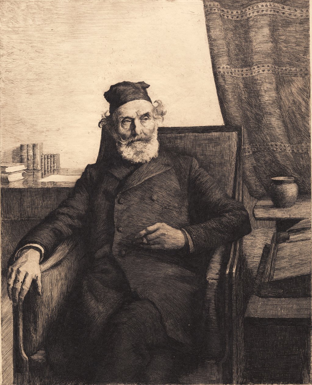 A művész édesapja, Jens Peter Ilsted alkotó: Peter Vilhelm Ilsted