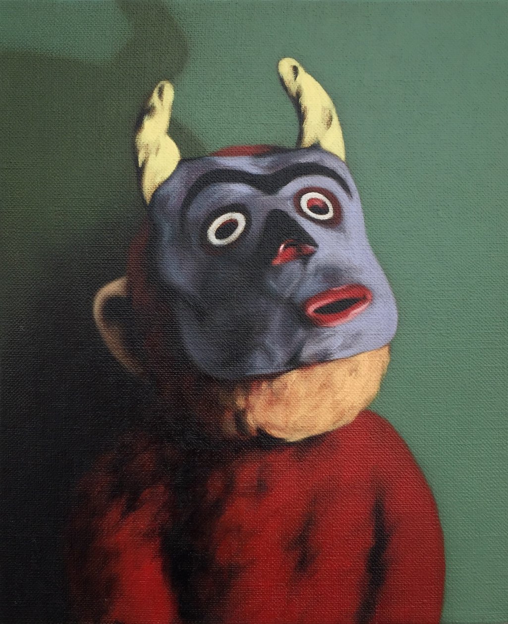 Majom tehénmaszkban, 2005 alkotó: Peter Jones