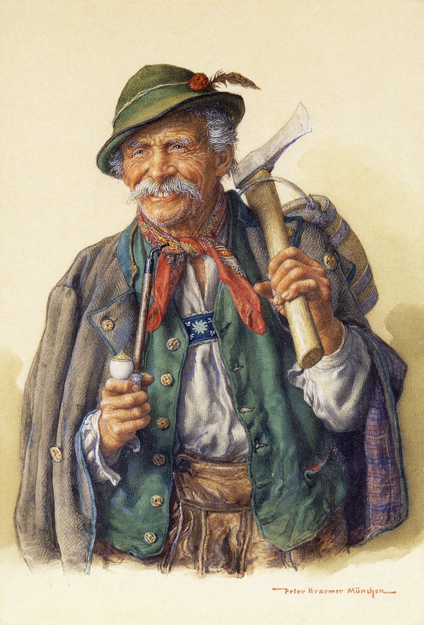 Favágók, hegymászók és vadászok, alkotó: Peter Kraemer