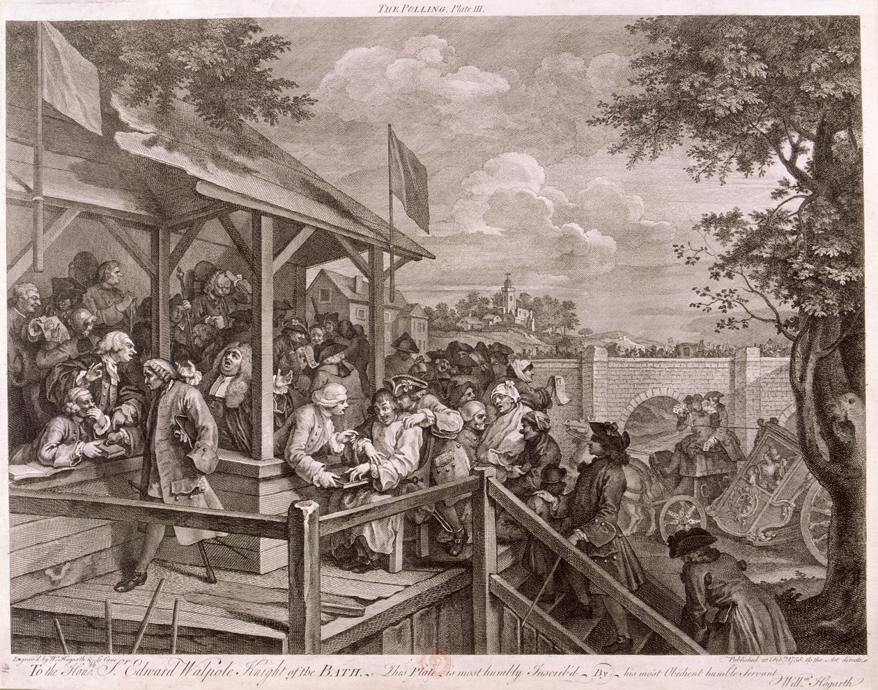 "The Polling", 1758 alkotó: Peter La Cave