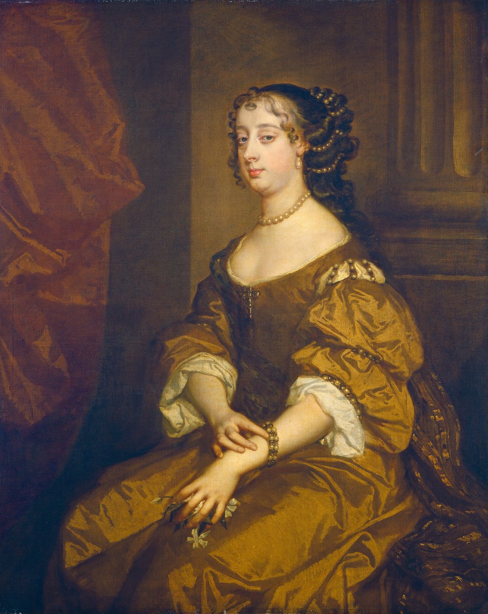 Barbara Villiers, Cleveland hercegnője, c. 1661-1665 alkotó: Peter Lely